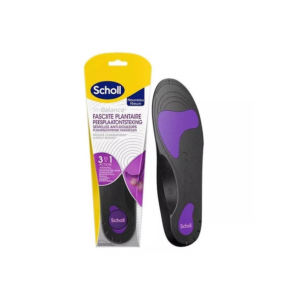 Scholl semelle anti-douleur fasciite T1