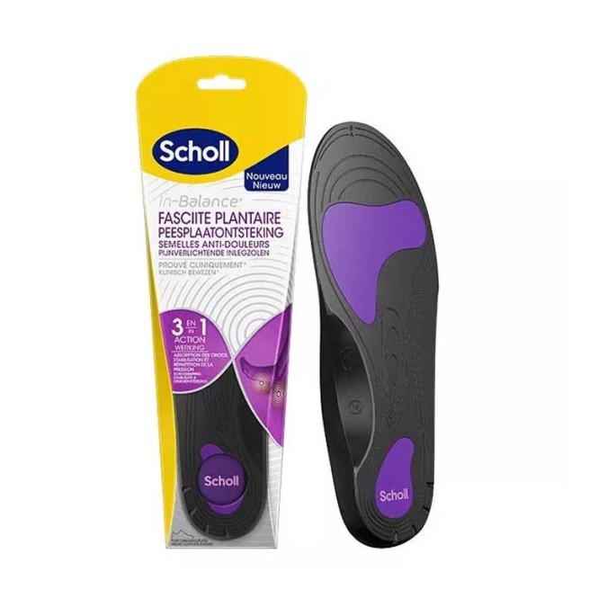 Scholl semelle anti-douleur fasciite T1