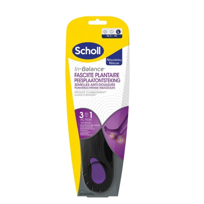 Scholl semelle anti-douleur fasciite T3