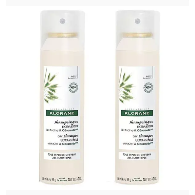 Klorane shampoing sec avoine 150 ml duo