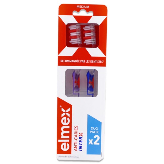Elmex brosse à dents Inter X Medium Duo