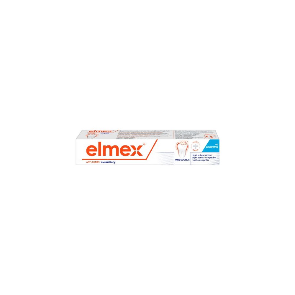 Elmex dentifrice sans menthol