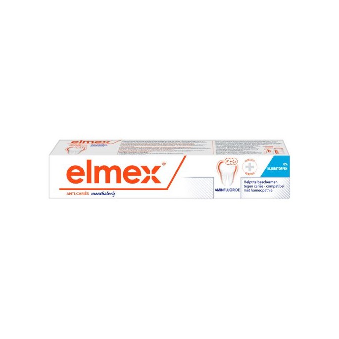 Elmex dentifrice sans menthol