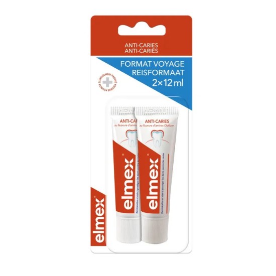 Elmex dentifrice protection carie voyage