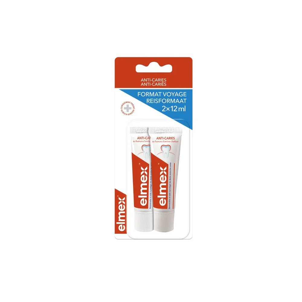 Elmex dentifrice protection carie voyage
