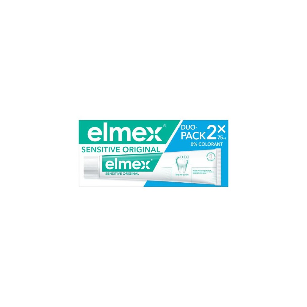 Elmex dentifrice sensitive 2x75 ml duo