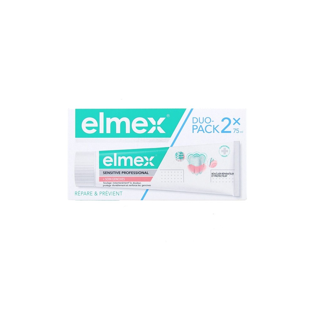 Elmex Sensitive Pro Gencives Duo