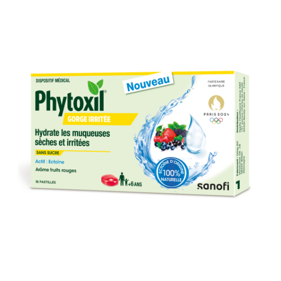 Phytoxil pastilles fruits rouges