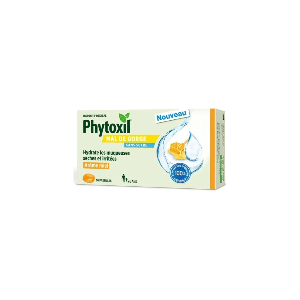 Phytoxil pastilles miel liquide