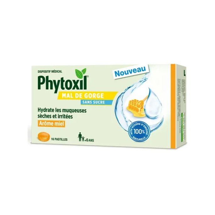 Phytoxil pastilles miel liquide