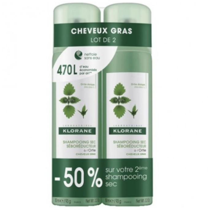 Klorane shampoing sec ortie 150 ml