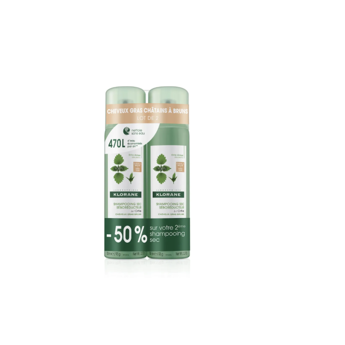 Klorane shampooing sec ortie teinte duo 300 ml