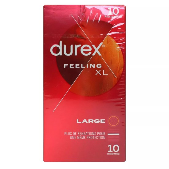 Durex Feeling XL - Boîte de 10 préservatifs