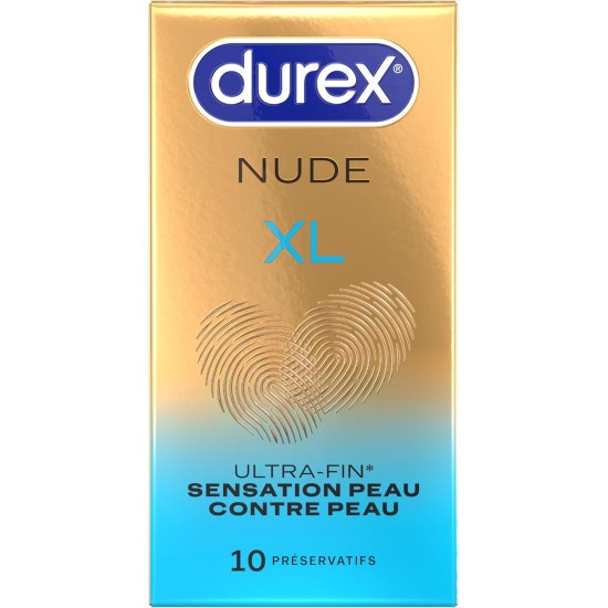 Durex Nude XL Préservatifs Boîte de 10