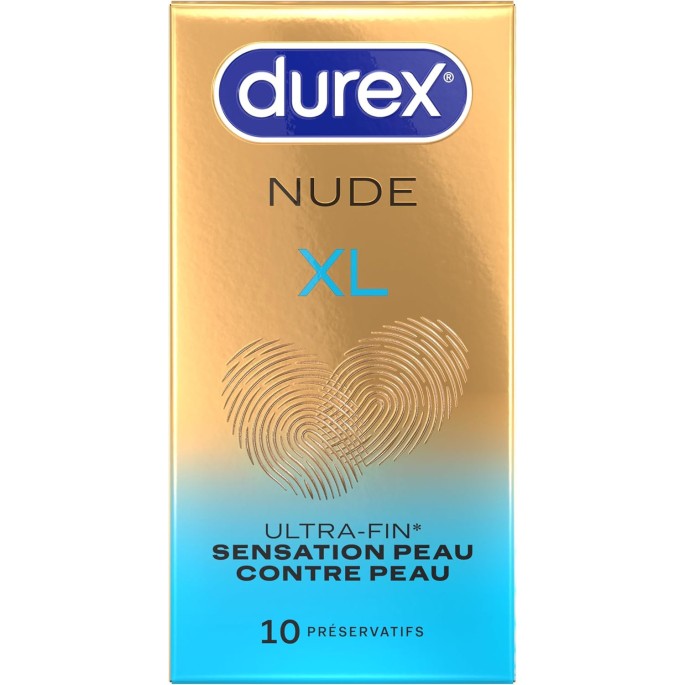 Durex Nude XL Préservatifs Boîte de 10
