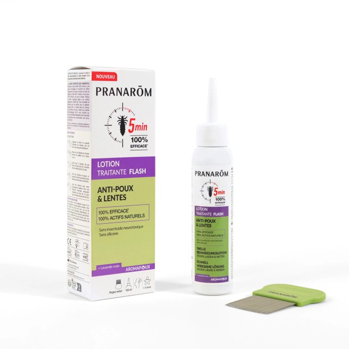 Pranarom Aromapoux Bio Lotion 100 ml + Peigne