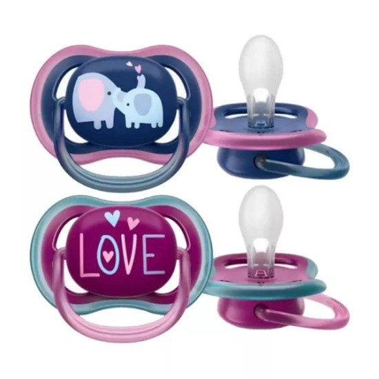 Philips Avent Sucette Ultra Air Silic +18m Mixte