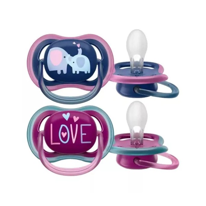 Philips Avent Sucette Ultra Air Silic +18m Mixte