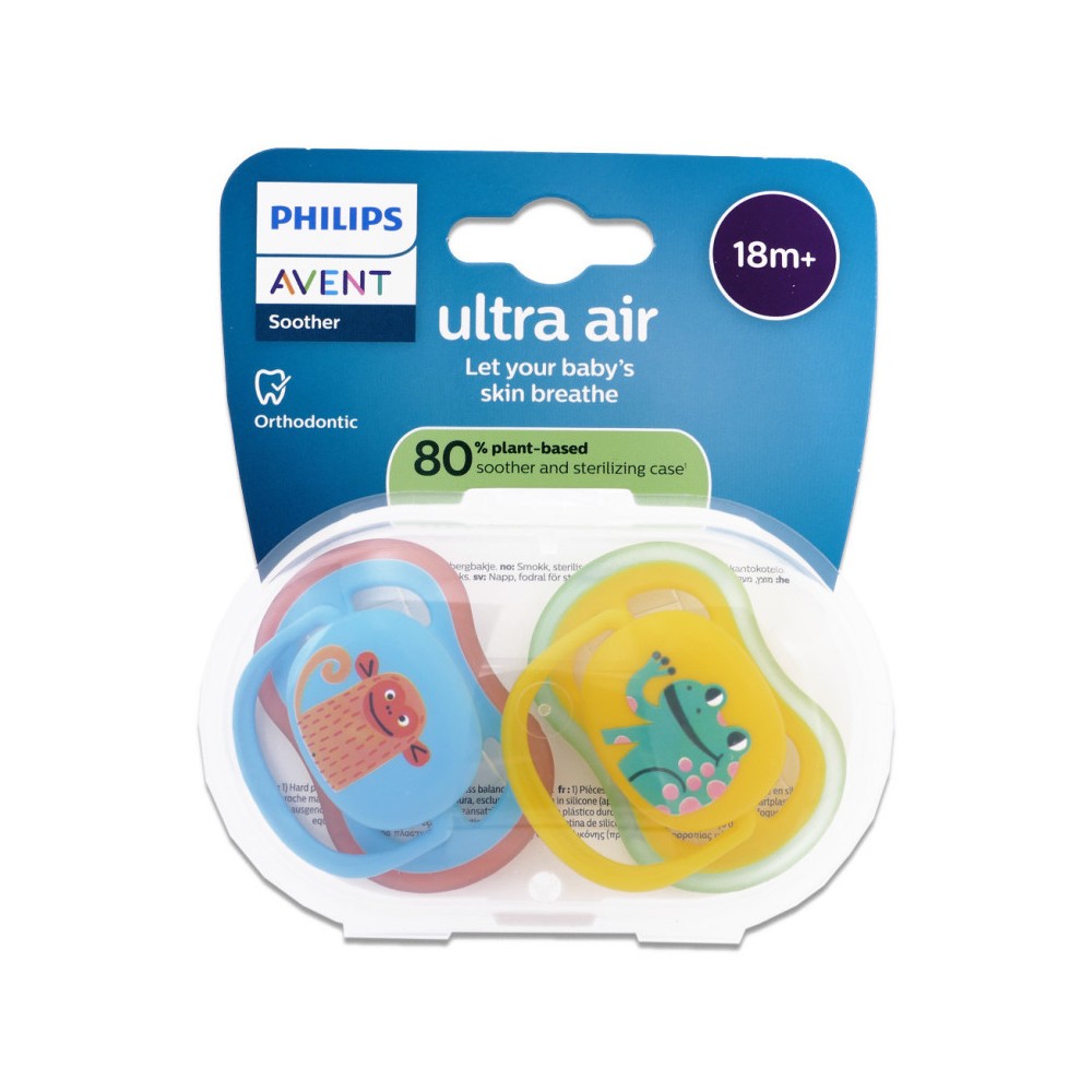 Philips Avent Sucette Ultra Air Silic 18m+
