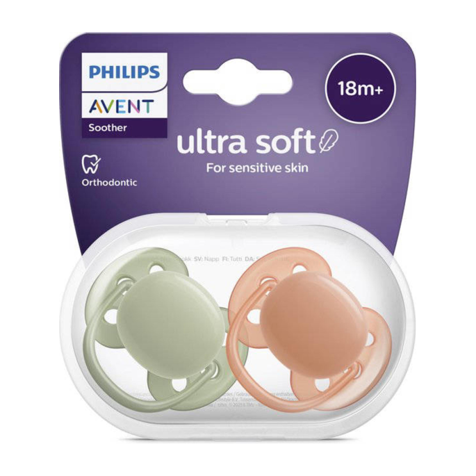 Philips Avent Sucette Ultra Douce 18 mois