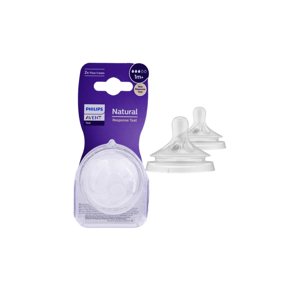Philips Avent Tétine Natural T3 Débit Lent