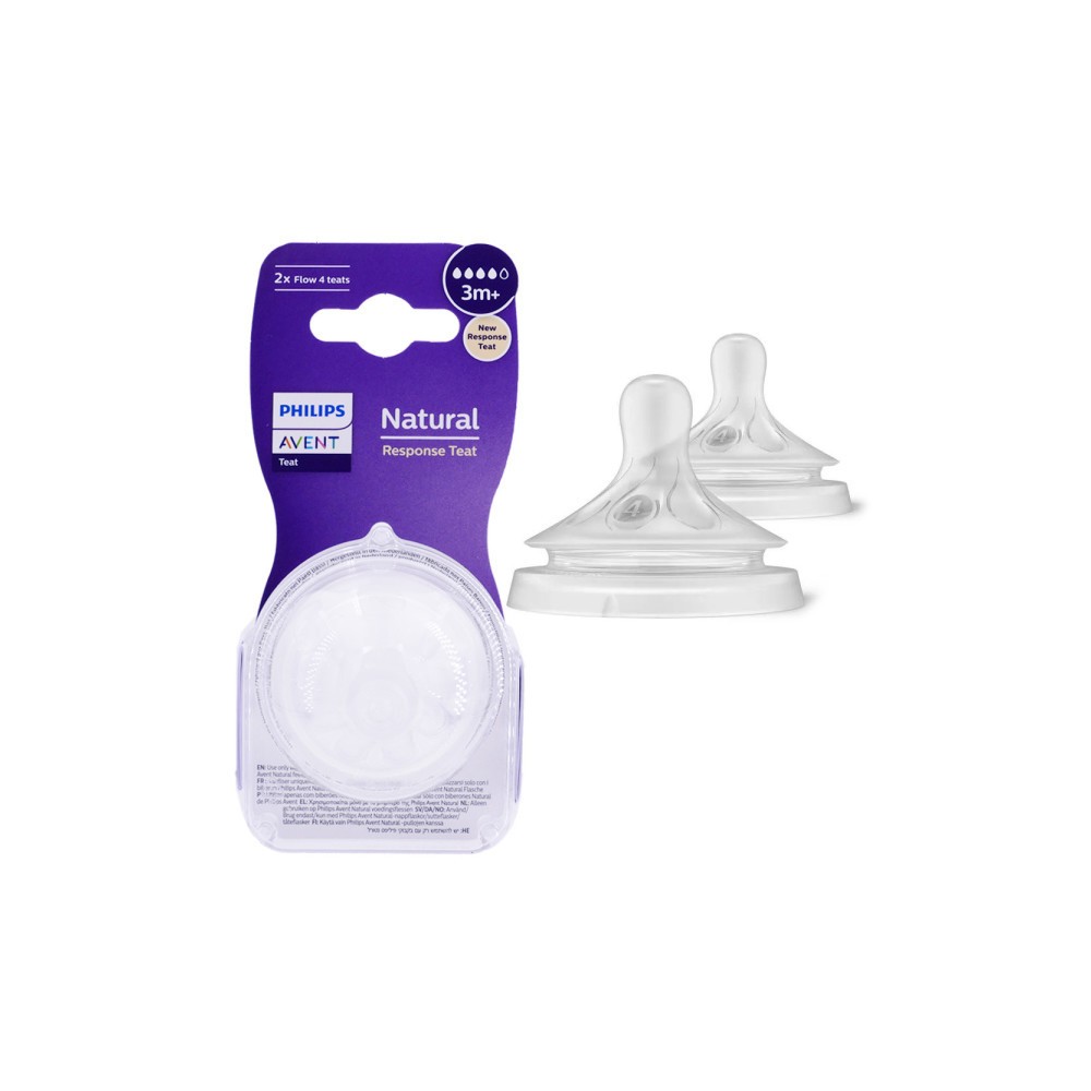 Philips Avent Tétine Natural T4 Débit Moyen