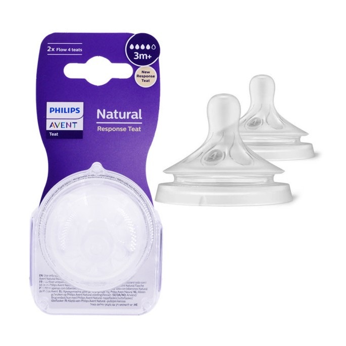 Philips Avent Tétine Natural T4 Débit Moyen