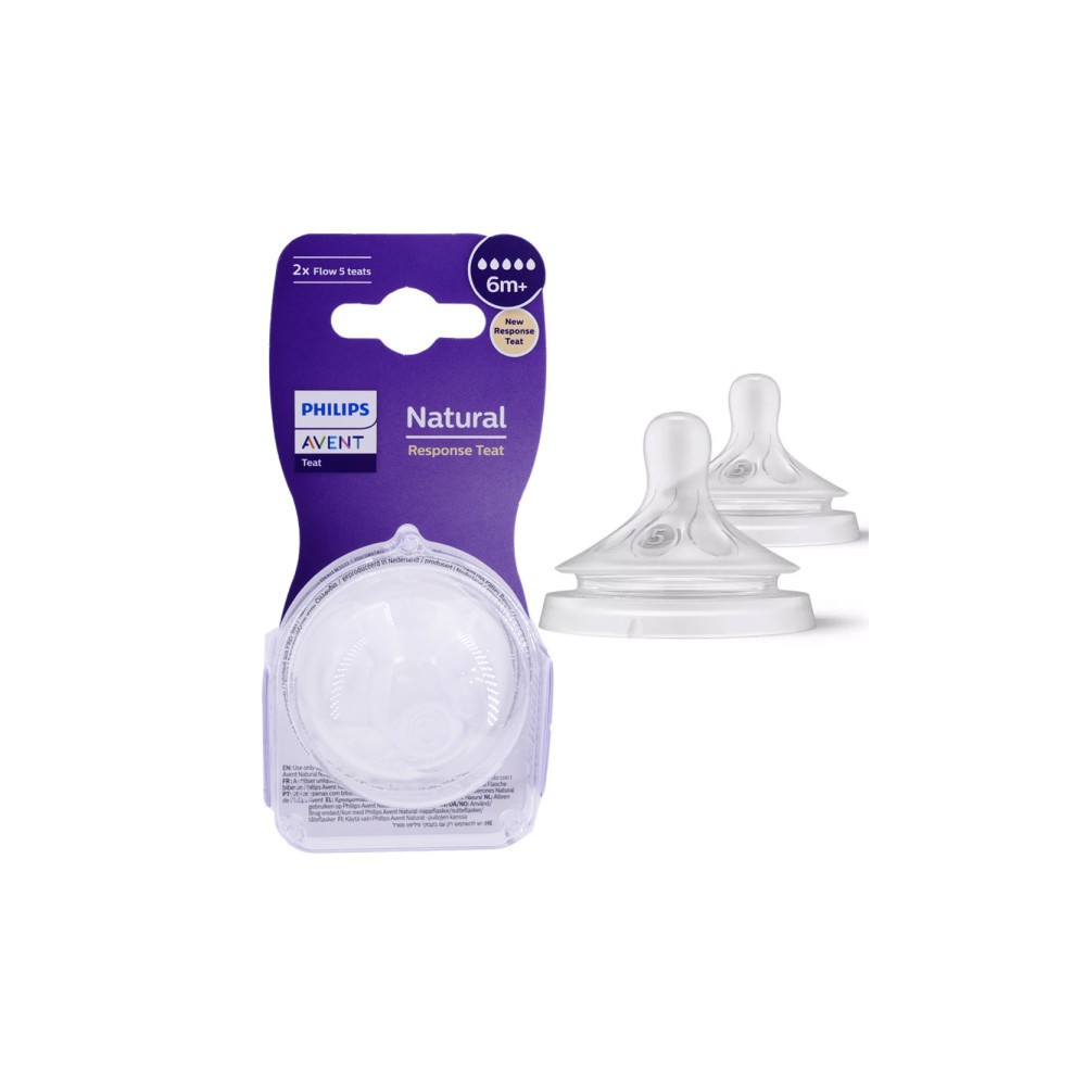 Philips Avent Tétine Natural T5 Débit Rapide