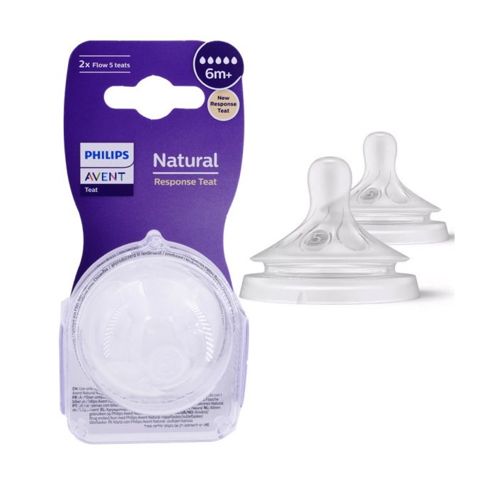Philips Avent Tétine Natural T5 Débit Rapide