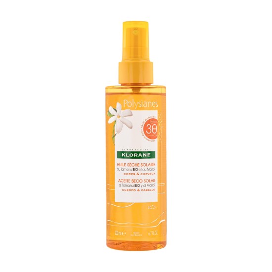 Klorane Polysianes Huile Sèche Solaire SPF30