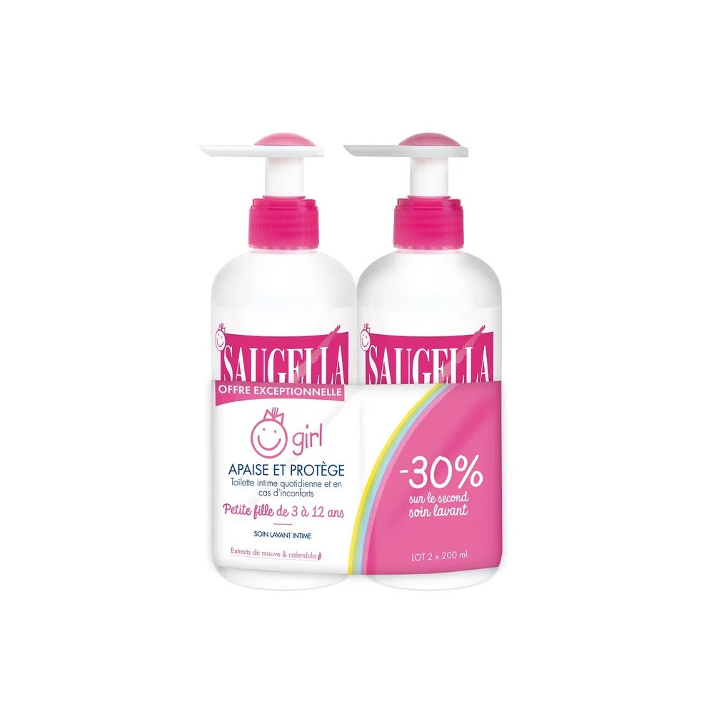 Saugella Savon liquide 200 ml Lot de 2