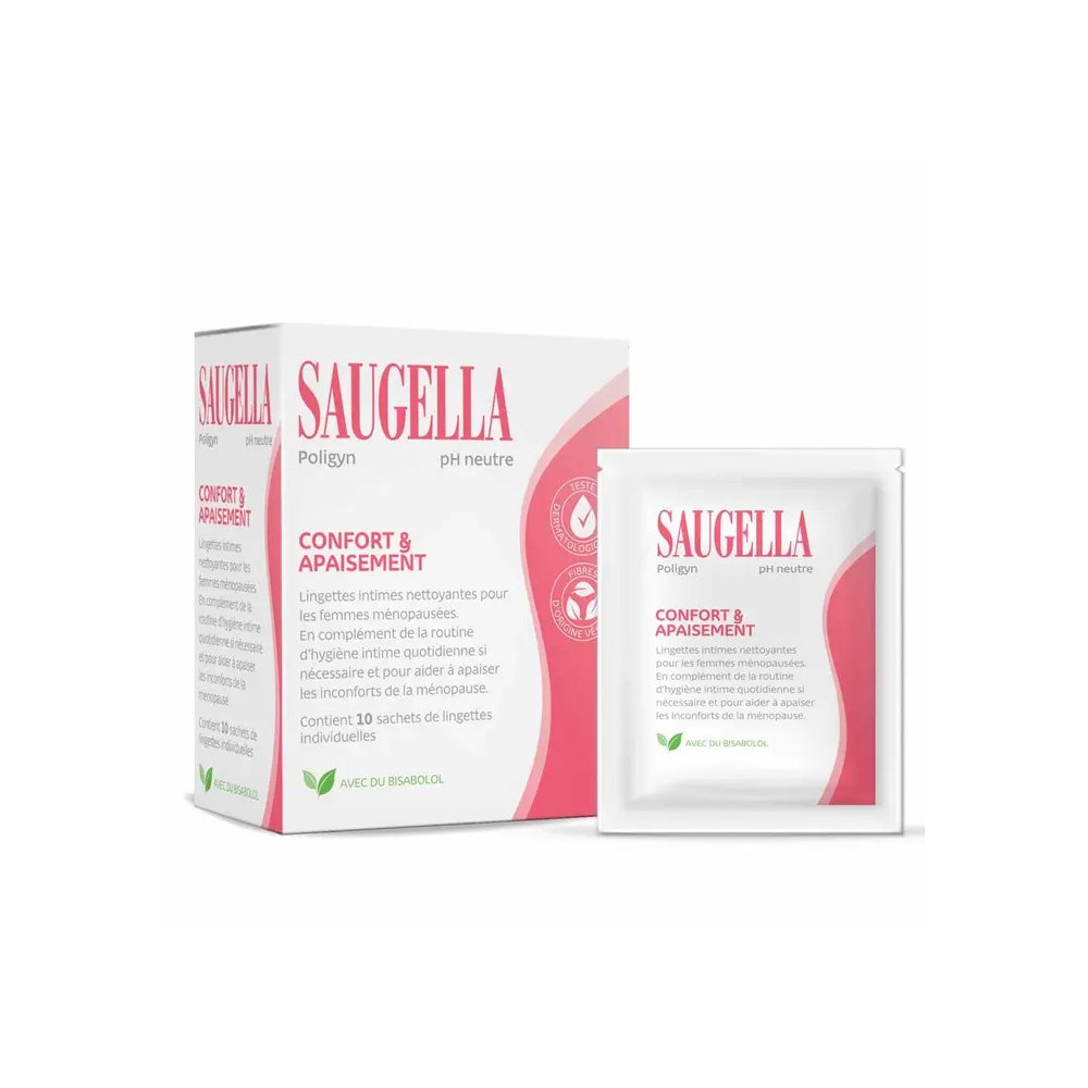 Saugella lingettes individuelles - Hygiène intime