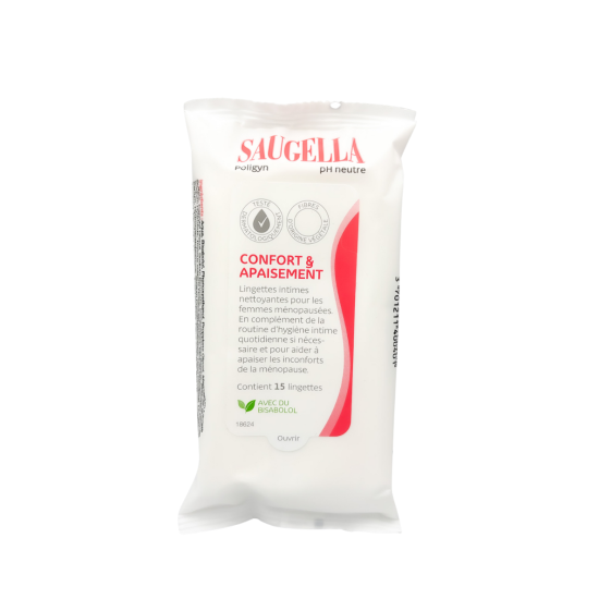 Saugella lingettes Pocket 15 unités