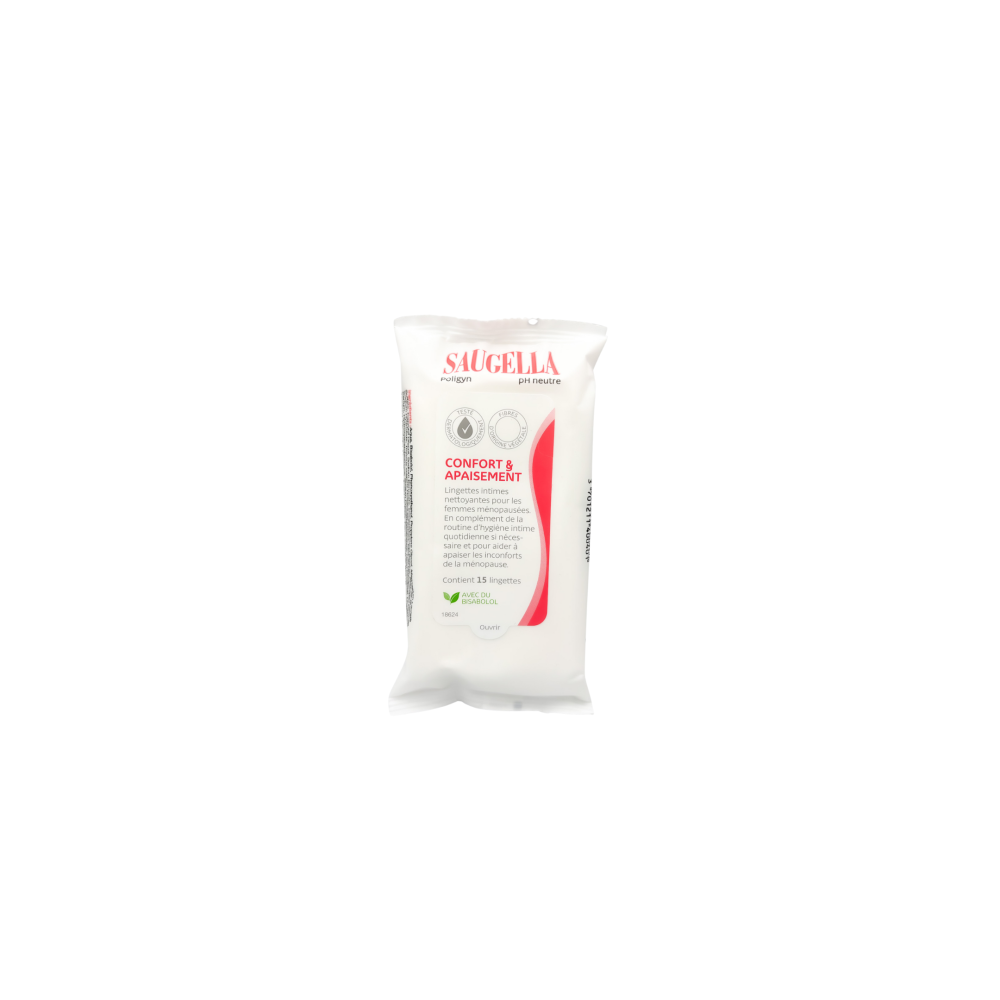 Saugella lingettes Pocket 15 unités
