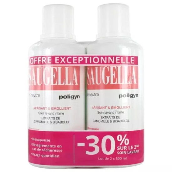 Saugella Poligyn Nettoyant Duo 500 ml