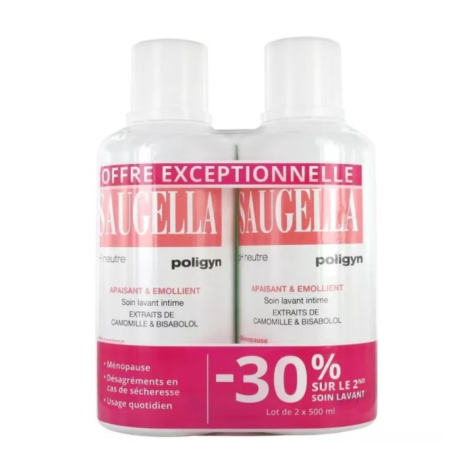 Saugella Poligyn Nettoyant Duo 500 ml