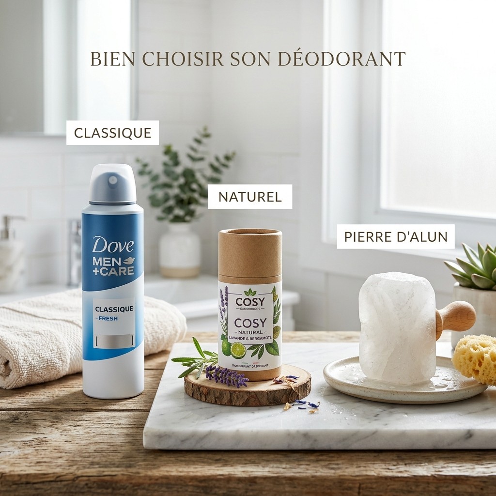Bien choisir son déodorant : naturel, classique ou pierre d'alun ?