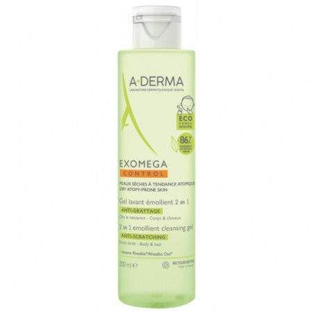 ADE EXOMEGA CONTROL GEL LAV CORPS 2 EN 1 200ML