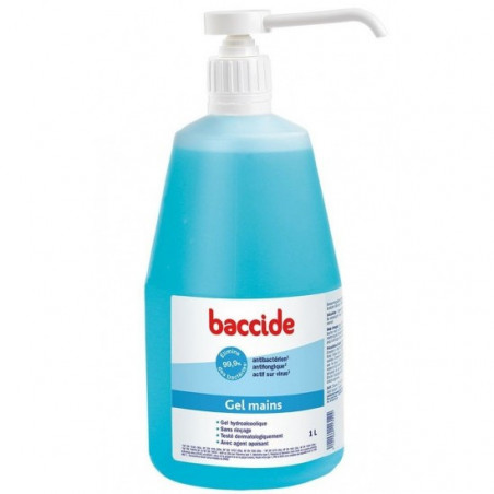 BACCIDE GEL HYDRO-ALCOOLIQUE 1LITRE