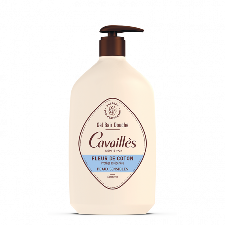 RCAV GEL BAIN DOUCHE COTON 1 LITRE PROMO