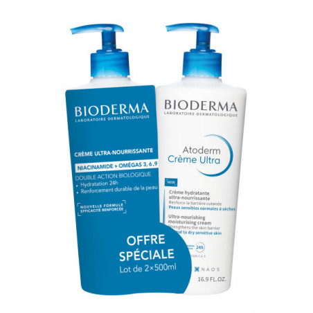 BIODERMA ATODERM INTENS BAUME 500ML DUO