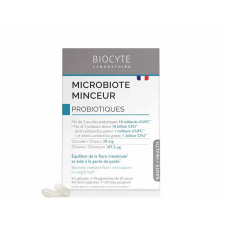 BIOCYTE MINCEUR MICROBIOTE GEL B/ 40