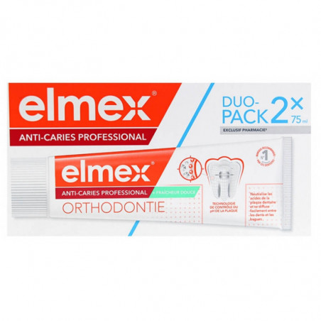 ELMEX DENTIFRICE PRO JUNIOR T/75ML DUO