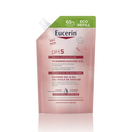 EUCERIN PH5 GEL HUILE DOUCHE 400ML RECH