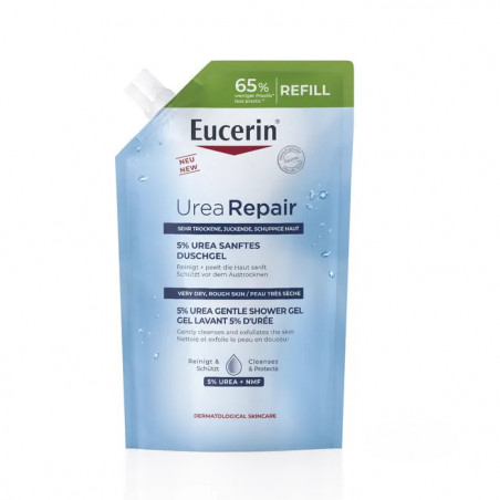 EUCERIN UREA REPAIR GEL LAVANT 5  400ML ECO RECH