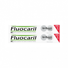 FLUOCARIL DENTIF BI FLUORE 145 BLANCHEUR 2X75MLDUO