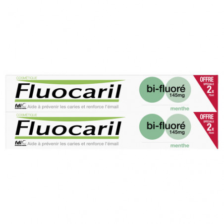 FLUOCARIL DENTIF BI FLUORE 145 PATE 75MLX2 DUO