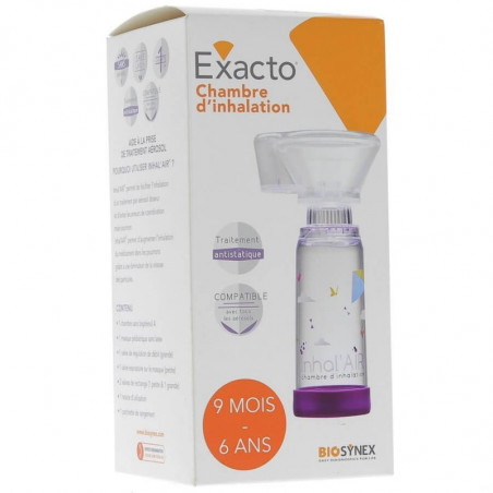 EXACTO CHBR INH AV MASQ ENFANT 9M-6ANS