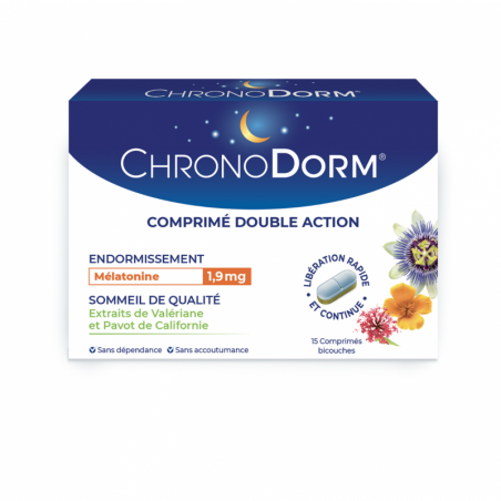 CHRONODORM 1.9MG DOUBLE ACTION CPS X15