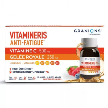 GRANIONS VITAMINERIS ENERGIE SHOT 25ML X10